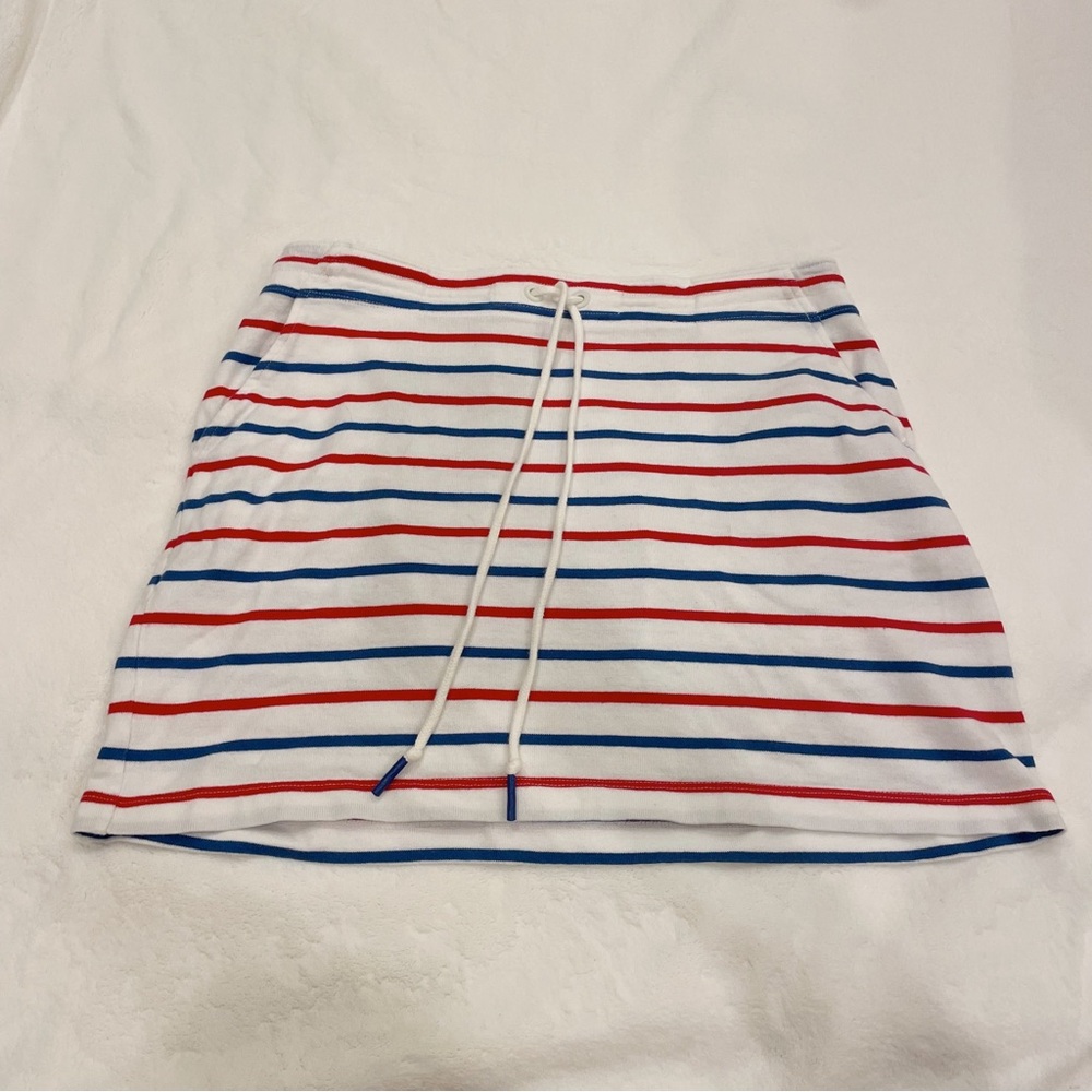 Vineyard Vines Red White and Blue striped mini skirt